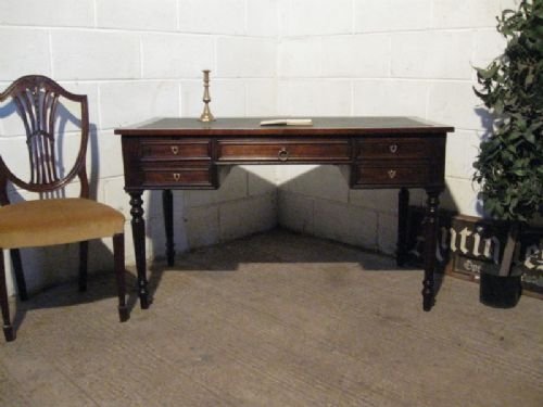 antique edwardian mahogany writing desk c1900