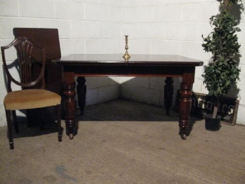 superb antique victorian mahogany wind out extending dining table seats 810 c1880 wdb370711