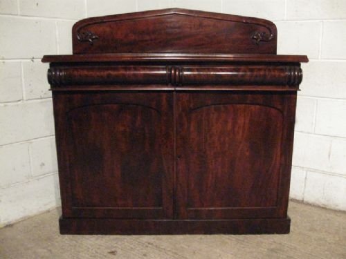 antique william 1v flamed mahogany sideboard chiffonier c1820 wdb1802511