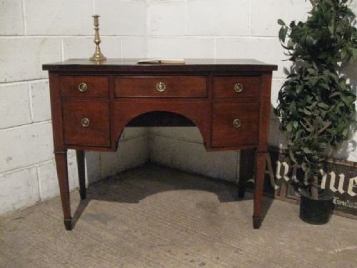 antique small georgian mahogany bow fronted sideboard c1780 wdb140212