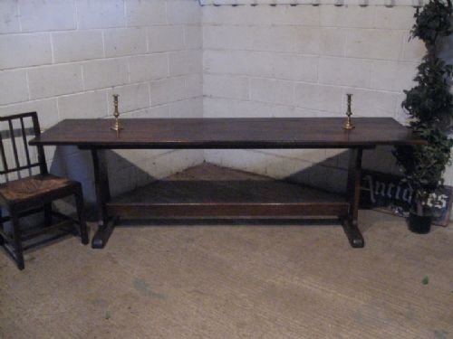 antique victorian oak plank top refectory dining table seats 10 12 c1860 wdb32043