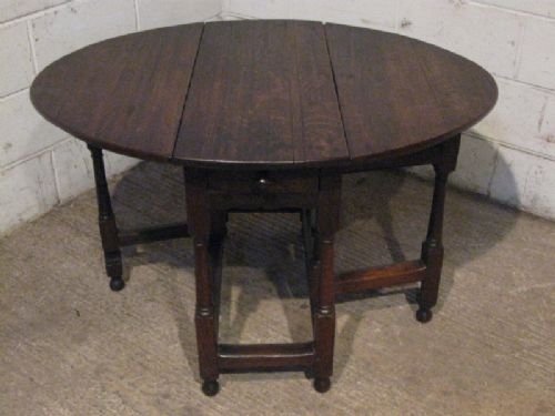 lovely antique georgian country oak pegged drop leaf dining table c1720 wdb8534