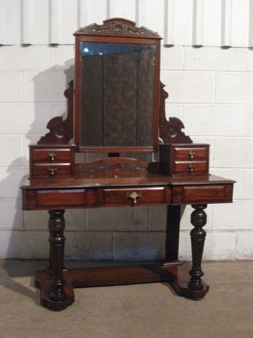 antique art nouveau duchesse mahogany dressing table c1890 wdb140113