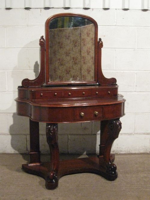 antique victorian mahogany duchesse dressing table c1860 wdb100303