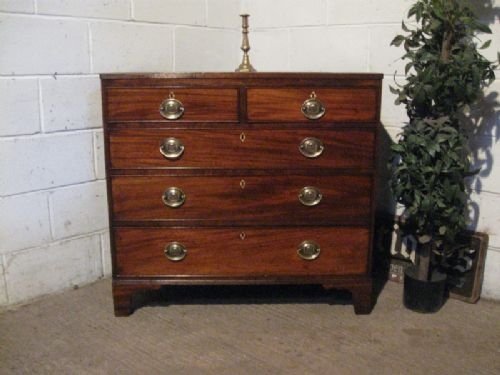 antique regency mahogany chest of drawers c1800 wdb180144