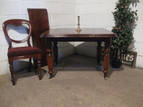 superb antique early victorian mahogany extending dining table gillows legs c1840 wdb4679284