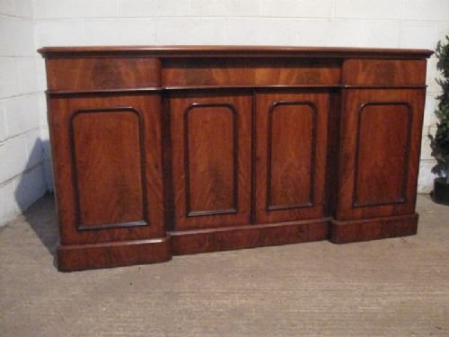 superb antique victorian mahogany breakfront chiffonier sideboard c1860 wdb310185