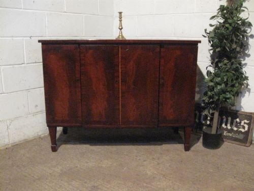 antique regency mahogany breakfront chiffonier sideboard c1800 wdb477616