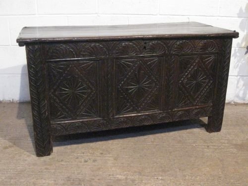 antique james 11 carved joined oak coffer chest c1680 wdb493177 yorkshirelakes origin