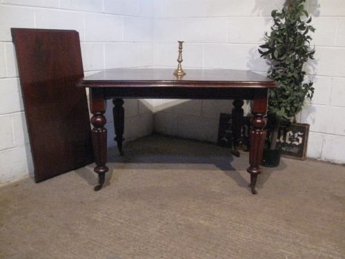 antique victorian mahogany wind out extending dining table gillows legs seats eight c1860 wdb4950127