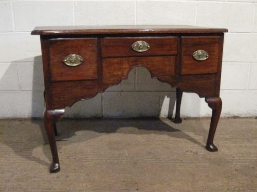 antique georgian oak lowboy side table desk c1780 wdb500579