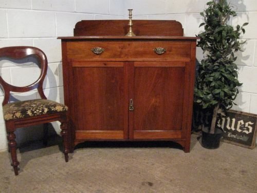 quality antique edwardian mahogany sideboard cabinet c1900 wdb5972139