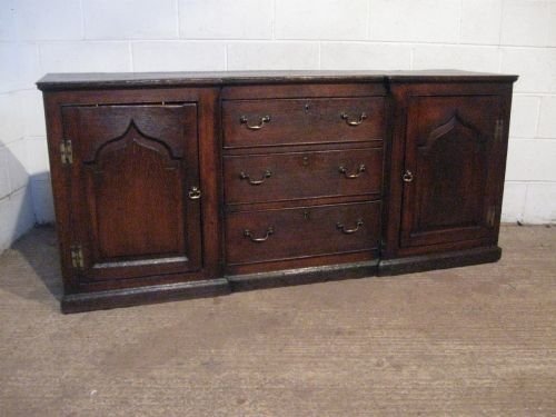 antique georgian joined oak sideboard dresser base c1740 wdb6035a209