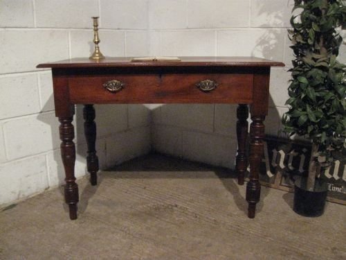antique edwardian mahogany side table writing desk c1900 wdb5974279