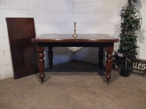 antique victorian walnut extending wind out dining table seats 68 c1880 wdb6039610