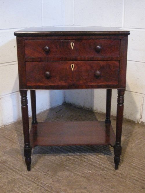 antique georgian regency mahogany writing table chest side table c1800 wdb6058610