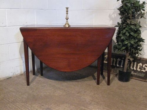 antique regency mahogany drop leaf gate leg dining table c1800 wdb59871210