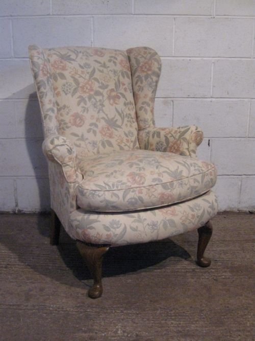 antique edwardian wing armchair c1900 wdb60851210