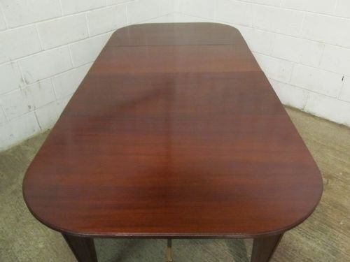 antique edwardian mahogany extending wind out dining table seats 1012 people c1900 wdb6075811