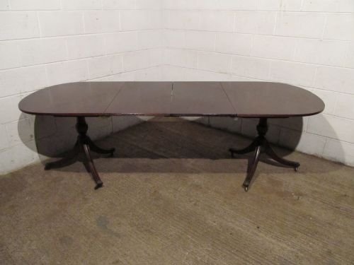 superb antique edwardian mahogany extending pedastal dining table c1900 seats 10 wdb61221511