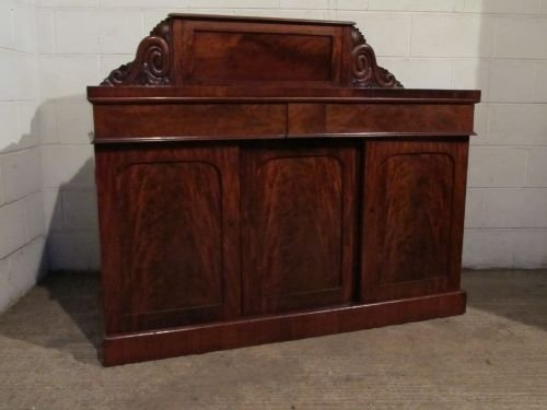 antique william 1v mahogany breakfront chiffonier sideboard c1820 wdb60562211