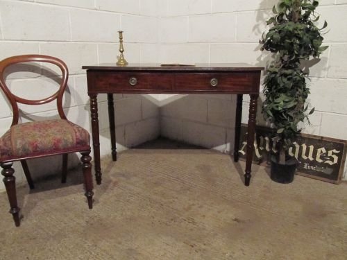 antique regency mahogany side table writing desk c1800 wdb61512911