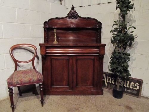antique victorian mahogany small chiffonier sideboard c1880 wdb6180612