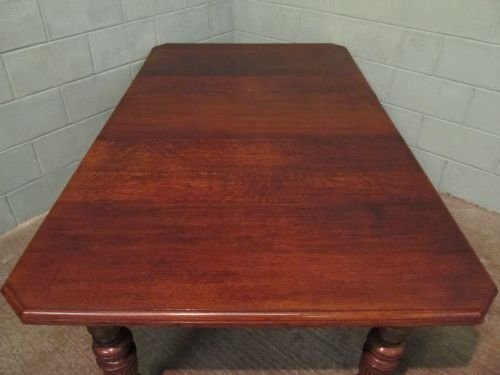 antique victorian oak wind out extending dining table seats 8 10 wdb620541