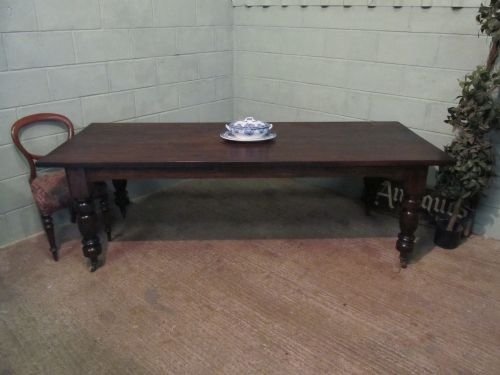 antique victorian oak refectory dining table seats 10 12 wdb620841