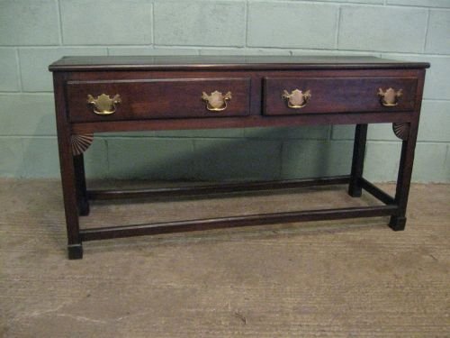 antique georgian joined oak sideboard dresser base c1780 625472