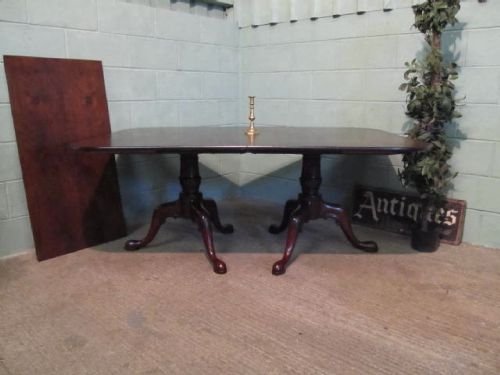 antique edwardian rosewood twin pedastal extending dining table c1900 seats 12 w627813