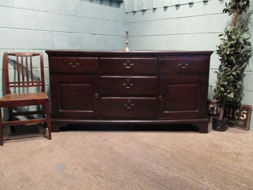 antique georgian oak sideboard dresser base c1780 264