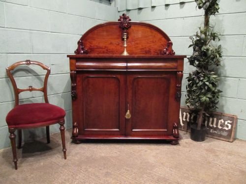 antique victorian mahogany chiffonier sideboard c1870 w6491276