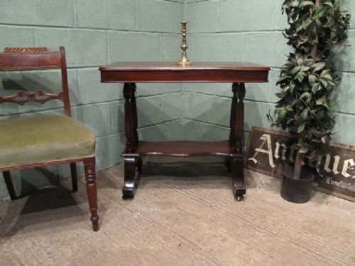 antique victorian mahogany side table c1880 w6573199