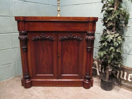 antique william 1v mahogany small chiffonier sideboard c1830 w6587269
