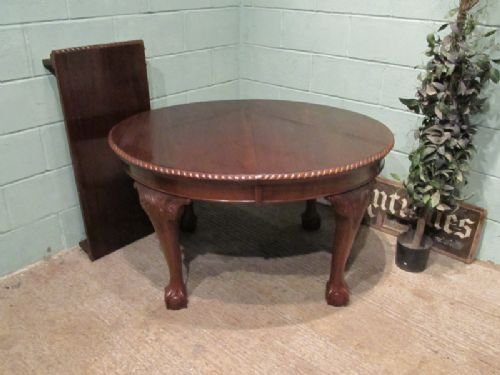 antique edwardian mahogany extending dining table c1900 w66141010