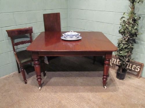 antique victorian mahogany extending dining table c1880 w6640111