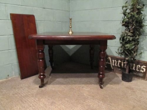 antique victorian mahogany extending dining table c1880 w66591411