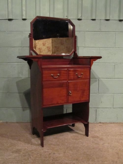 antique arts crafts washstand dressing chest c1900 w66901212