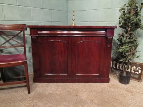 antique victorian mahogany chiffonier sideboard c1880 w6806272