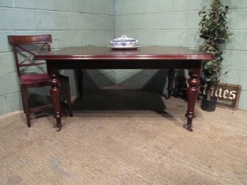 antique victorian mahogany dining table c1880 w6867193