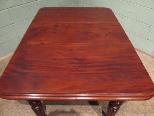 antique victorian mahogany extending dining table seats 4 to 8 w6875263