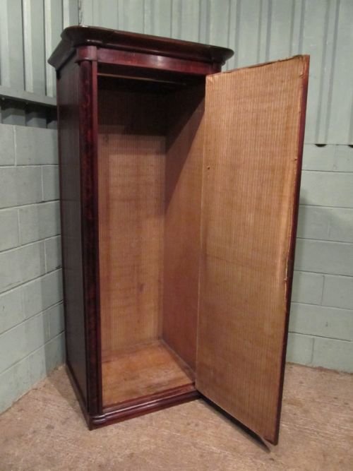 Antique Victorian Mahogany Single Wardrobe C1880 W6885 2 4