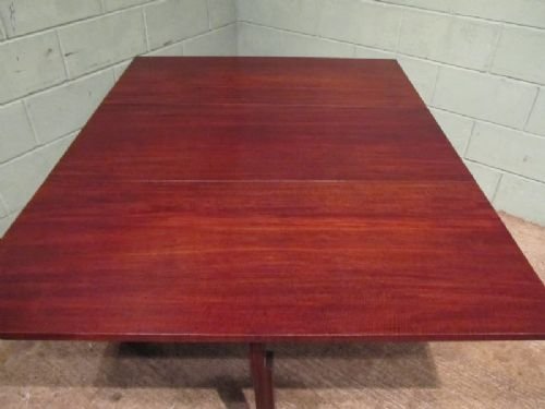 antique georgian cuban mahogany drop leaf dining table seats 810 c1780 w690215