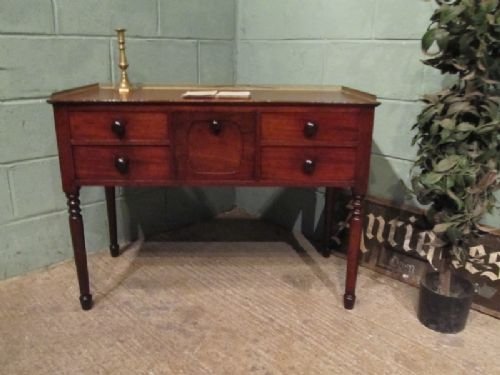 antique regency mahogany side writing table c1820 w6936215