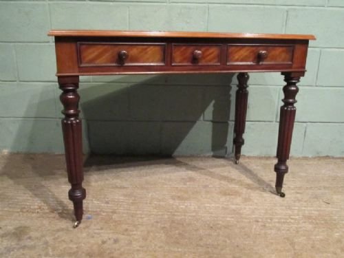 antique victorian mahogany writing desk c1860 w6955285