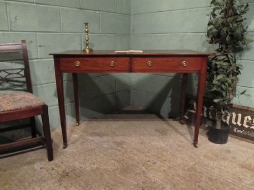 antique regency mahogany side writing table desk c1820 w700697
