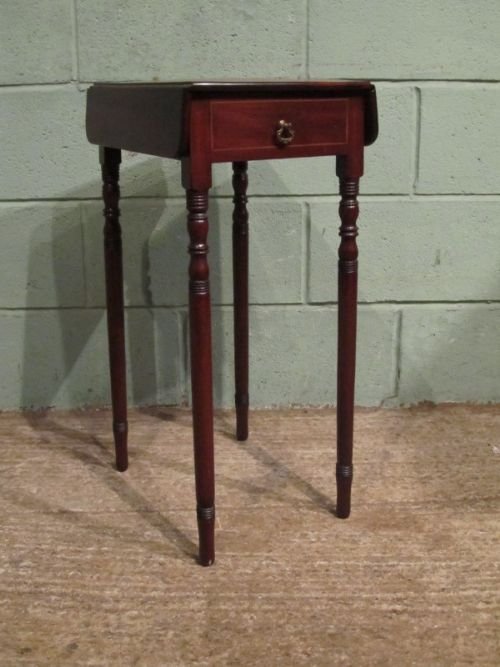 antique regency mahogany work table c1820 w702097