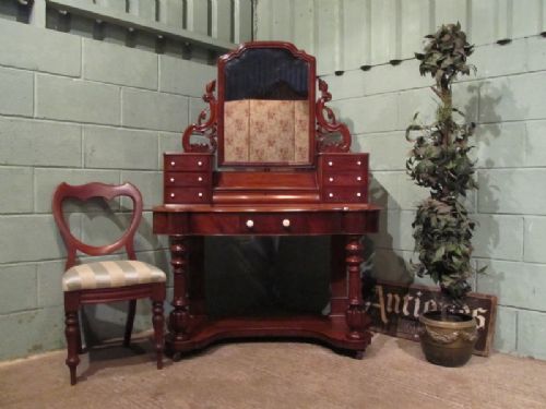 antique victorian mahogany duchesse dressing table c1860 w7093810