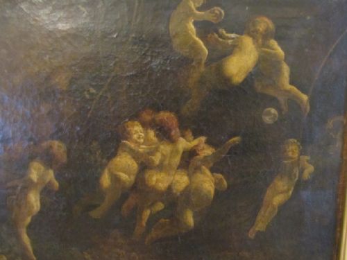 the water babies oil on canvas by arthur kynaston d1909